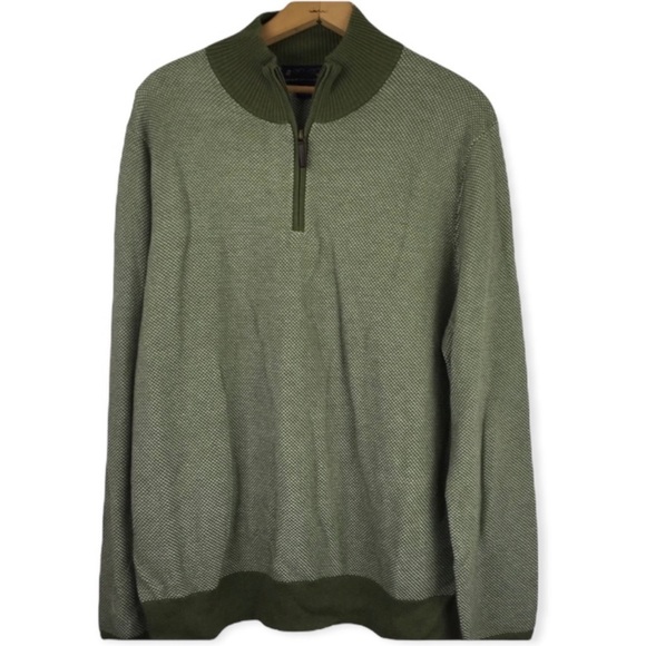 Brooks Brothers Men's Green Cashmere Sweater - Picture 1 of 5